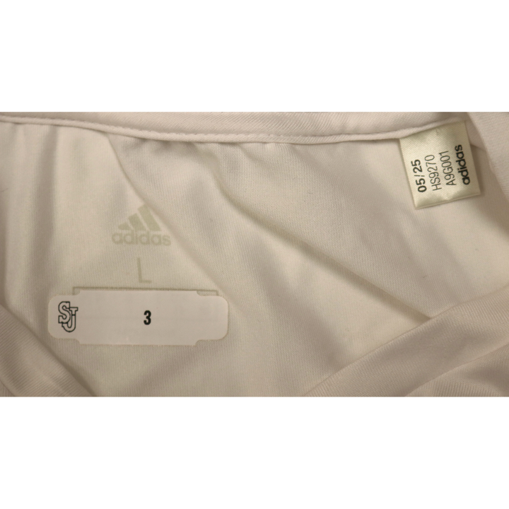 Joson Sanon St. John’s University 2025-2026 Game Used White Warm Up Shirt 1/24/26 vs. Xavier Pitino 900th Win Warm Up 