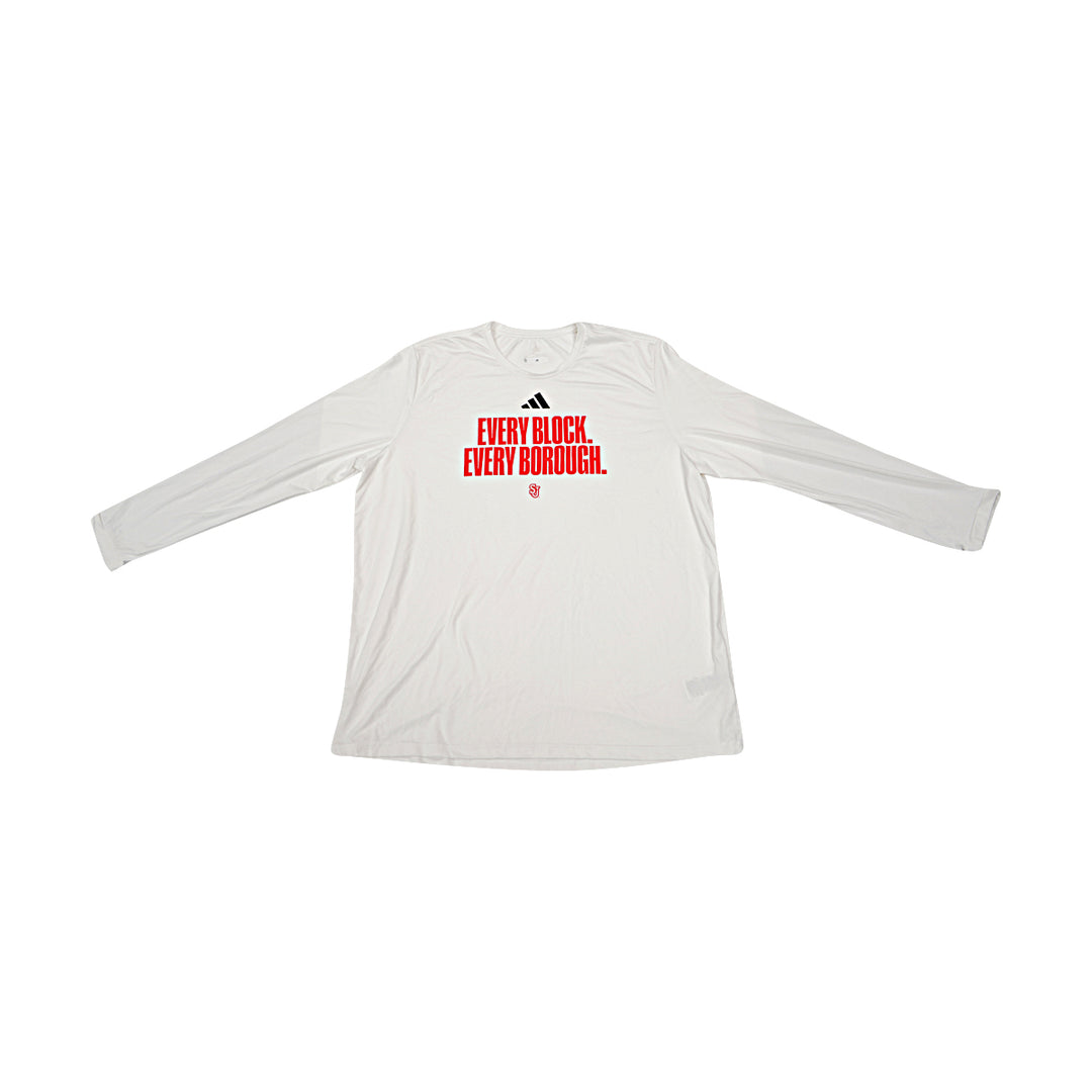 Zuby Ejiofor St. John’s University 25-26 Game Used Warm Up Shirt St.Johns LOA