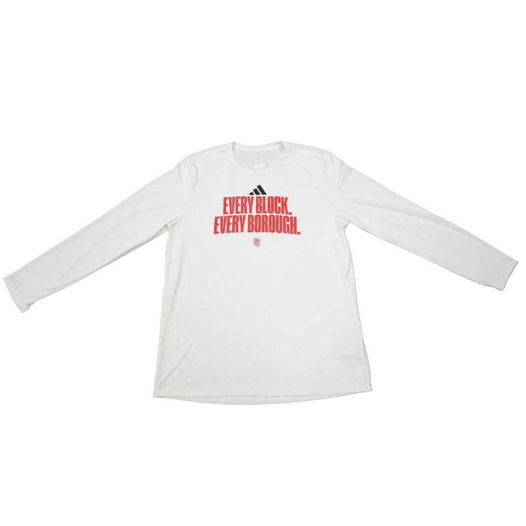 Sadiku Ibine Ayo St. Johns University 25-26 Game Used Warm Up Shirt St.Johns LOA