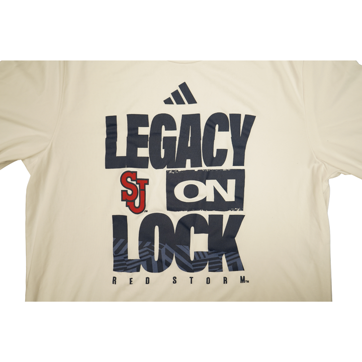 St. John's Red Storm 2025-2026 Game Used Legacy On Lock T-Shirt #6 Casper Pohto 