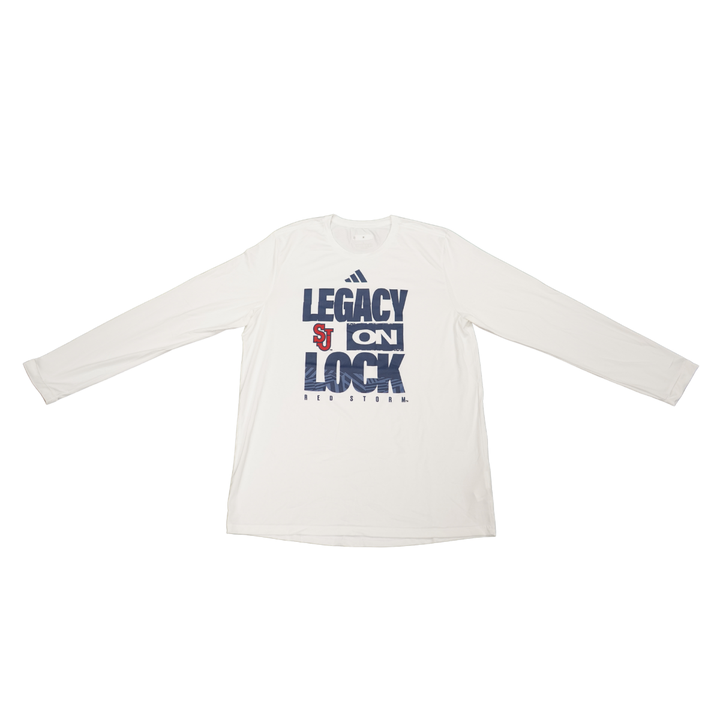 St. John's Red Storm 2025-2026 Game Used Legacy On Lock T-Shirt Lefteris Liotopoulos #31