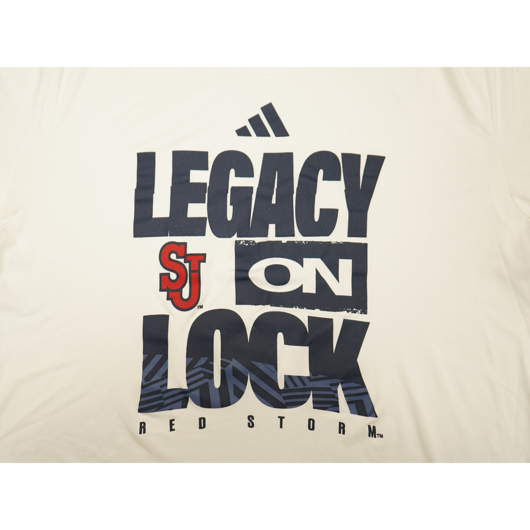 St. John's Red Storm 2025-2026 Game Used Legacy On Lock T-Shirt Dillon Mitchell #1