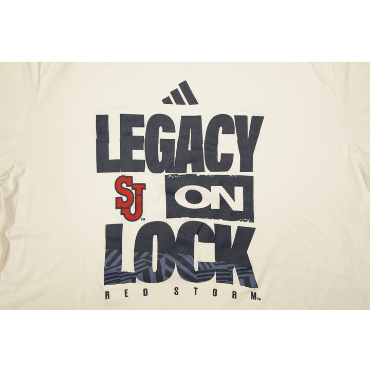St. John's Red Storm 2025-2026 Game Used Legacy On Lock T-Shirt Ruben Prey #17