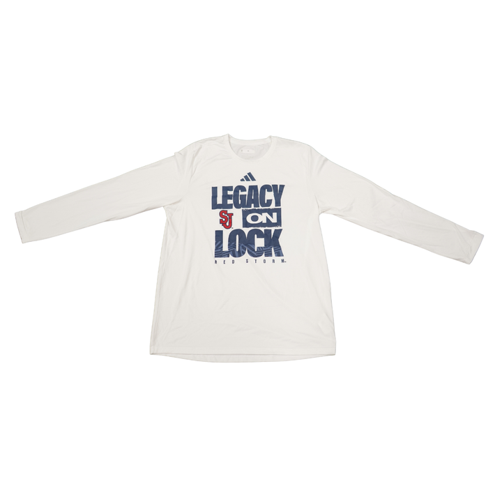 St. John's Red Storm 2025-2026 Game Used Legacy On Lock T-Shirt Ian Jackson #11