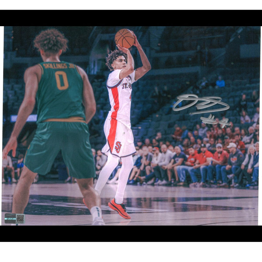 Oziyah Seller St. John's University Autographed 8x10 Photo