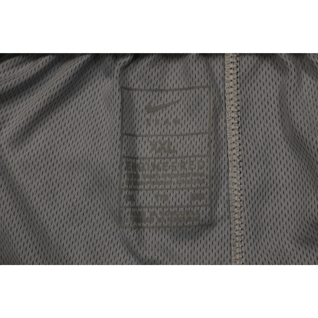 St.John's Team Issued Navy Shorts SJ On Red Stripe 