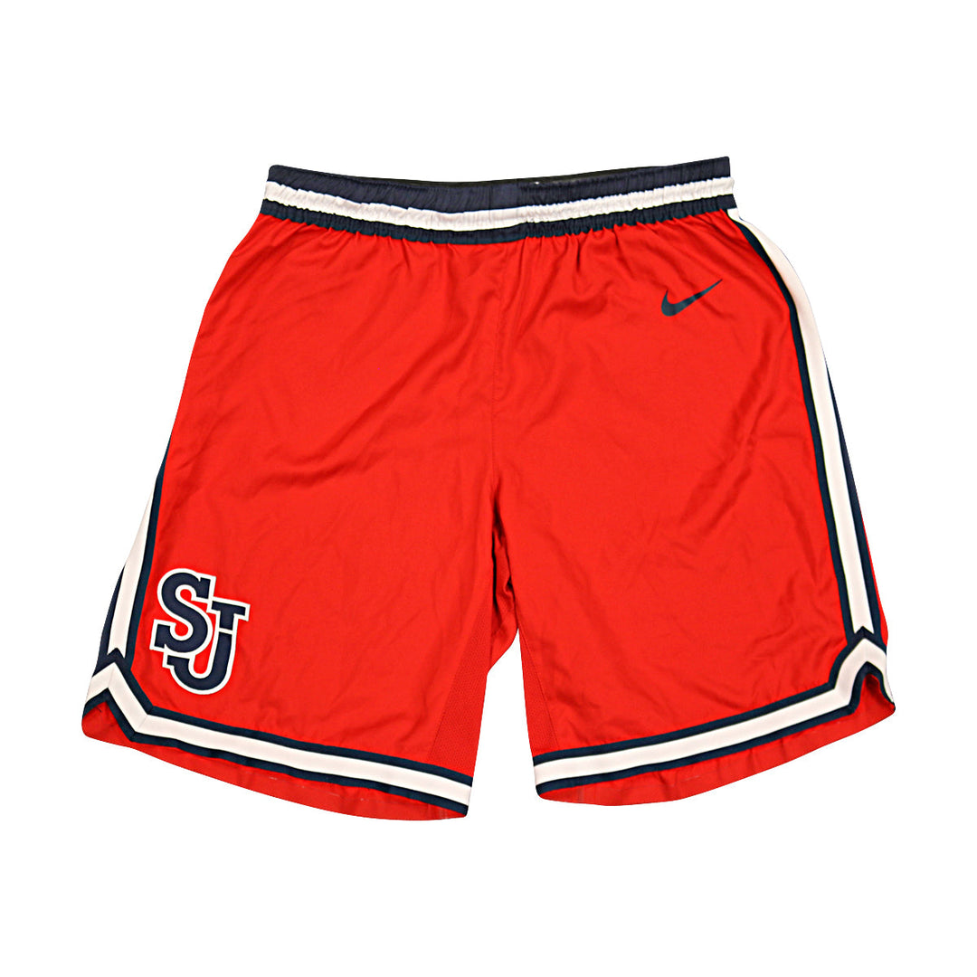 St. John's Team Issued Red Size 38 Shorts #3 Cubello