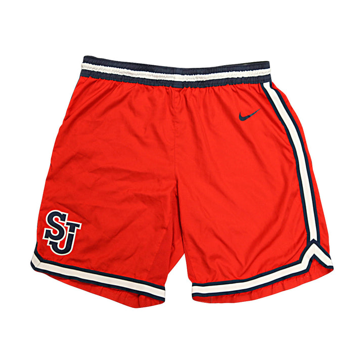St. John's Team Issued Red Size 40 Shorts #10 Earlington