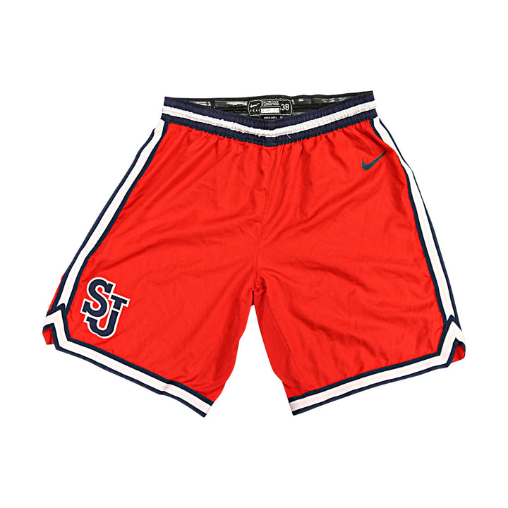 St. John's Team Issued Red Size 38 Shorts #13 Moore