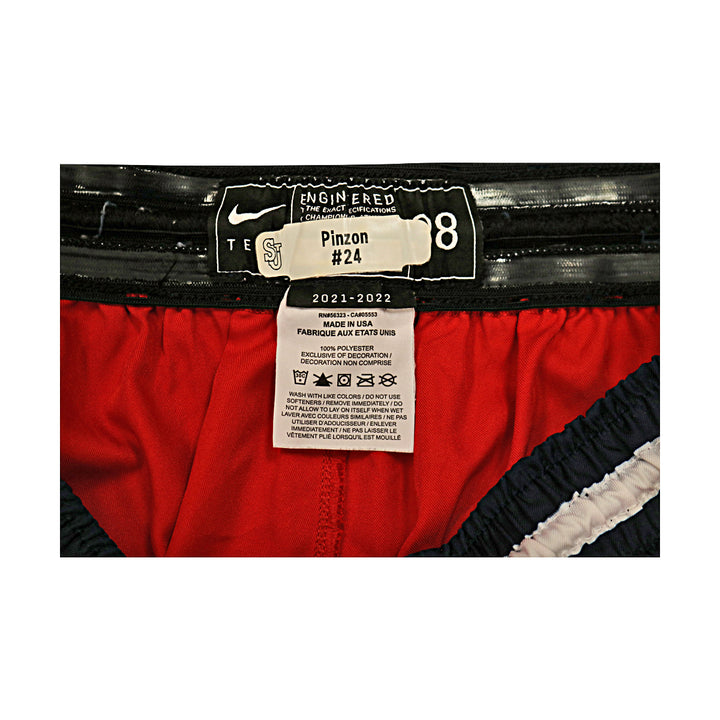 St. John's Team Issued Red Size 38 Shorts Pinzon #24