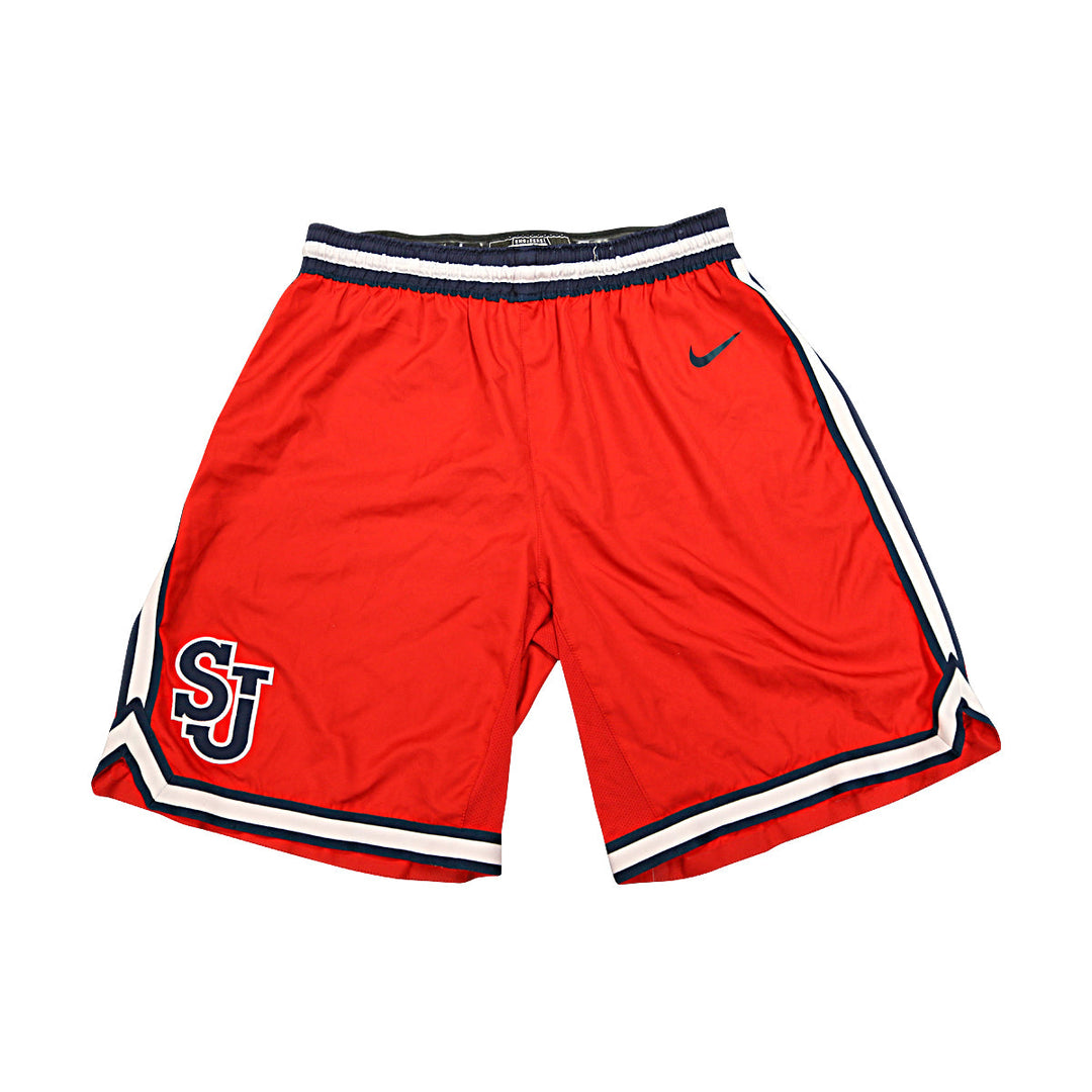 St. John's Team Issued Red Size 38 Shorts Nyiwe #22