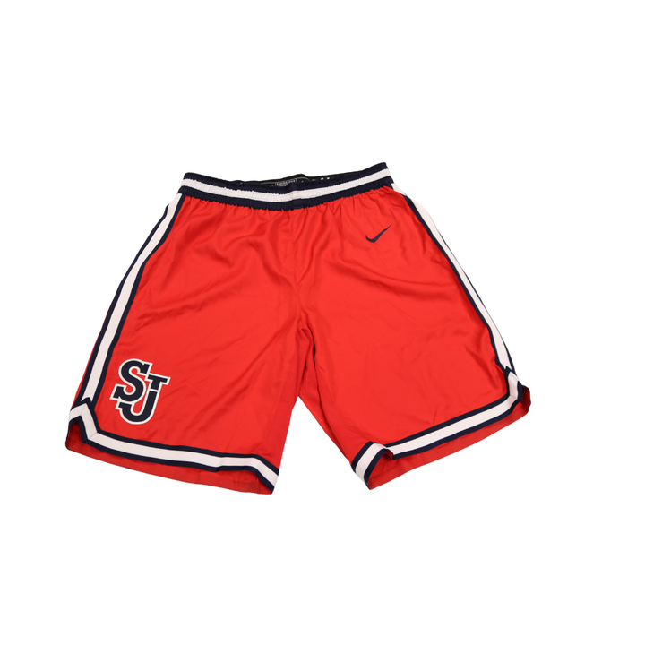 St.John's Team Issued Red Shorts #0 Cruz Davis