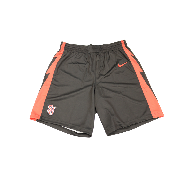 St. John's University Team Issued 24-25 Black/Red Shorts