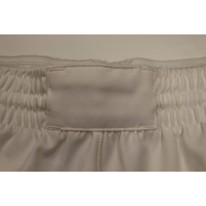 St. John's University Team Issued 22-23 White Retro Shorts Thunderbird Logo