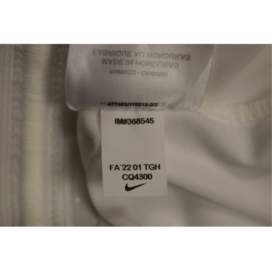 St. John's University Team Issued 22-23 White Retro Shorts Thunderbird Logo