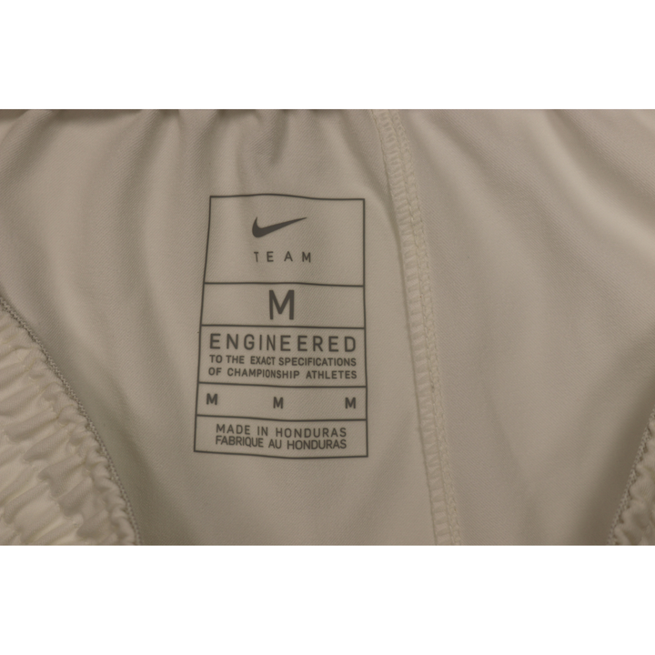 St. John's University Team Issued 22-23 White Retro Shorts Thunderbird Logo
