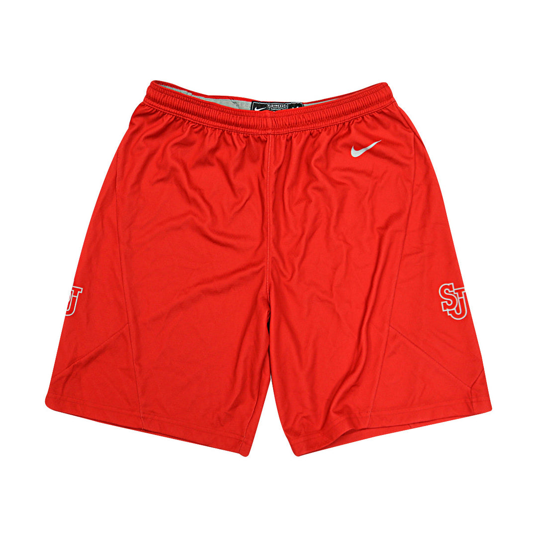 St. John's University Team Issued Red Practice Shorts 