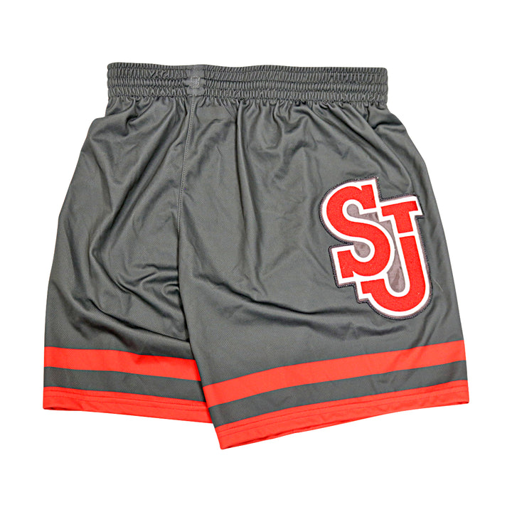 St. John's University Team Issued Alternate Grey Shorts #0 Posh Alexander