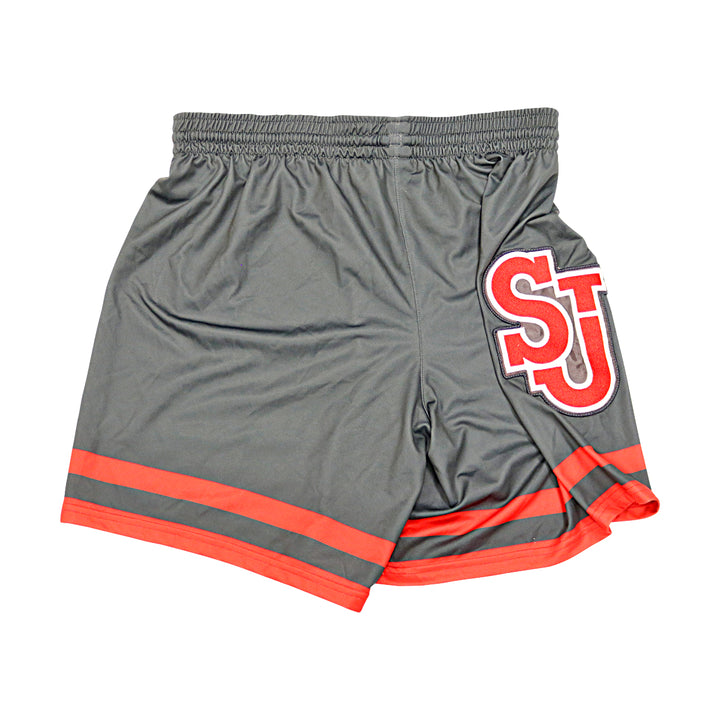 St. John's University Team Issued Alternate Grey Shorts #55 Drissa Traore