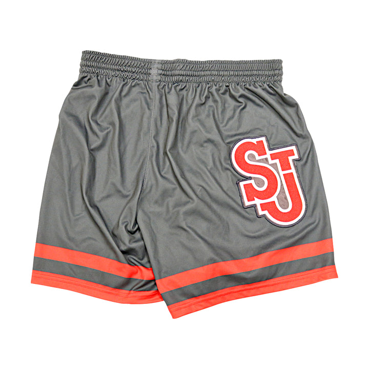 St. John's University Team Issued Alternate Grey Shorts - #3/#23