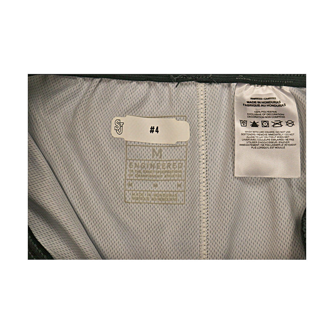 St. John's University Team Issued 20-21 Alternate Grey Shorts - #4 