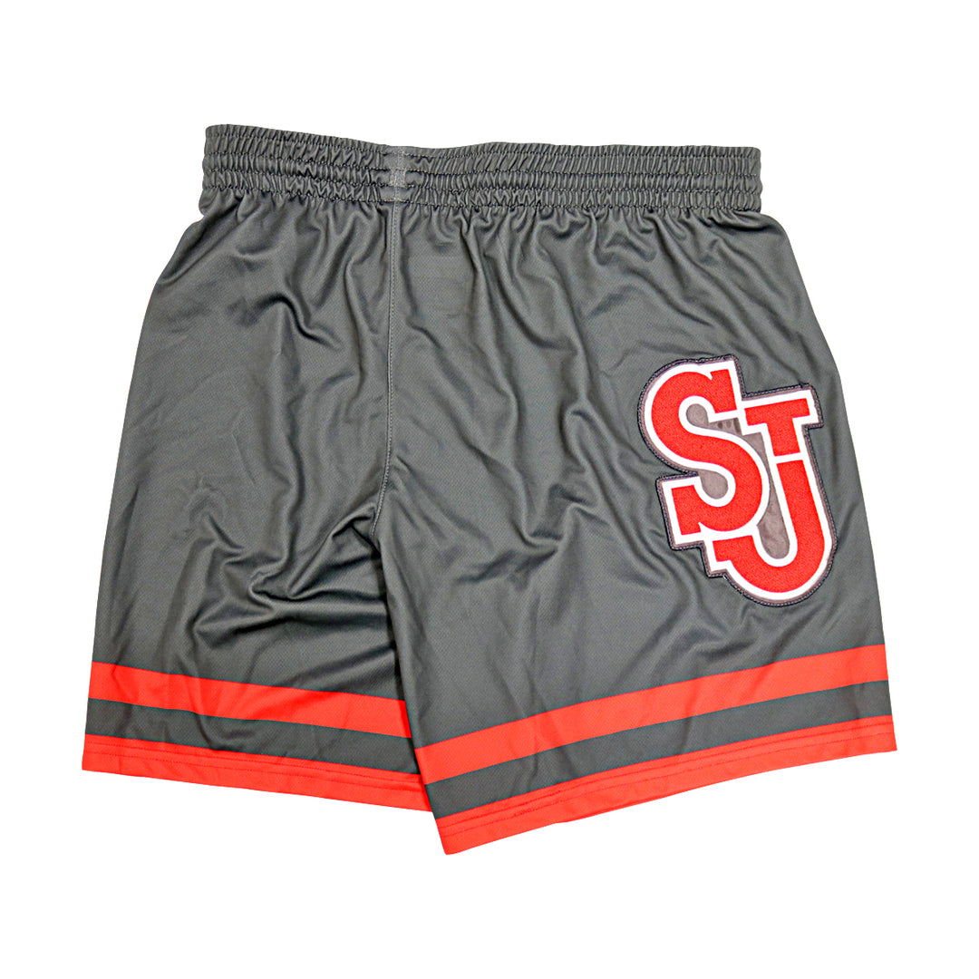 St. John's University Team Issued Alternate Grey Shorts #23 Jones