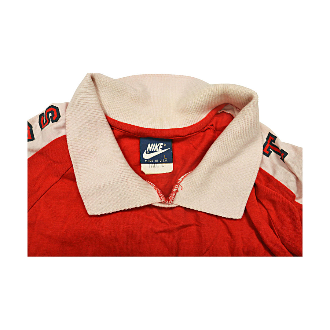 St. John's University Red Collar Nike Shirt Size L