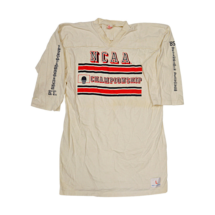 St. John's University NCAA Championship Cream Shirt Size L
