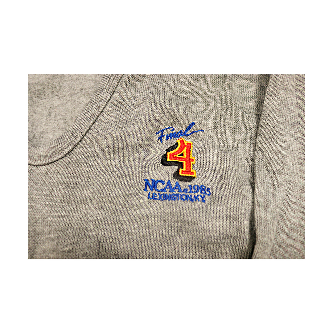 St. John's University NCAA 1985 Final 4 Grey Sweater Size XL
