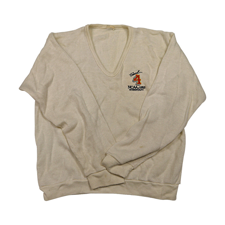 St. John's University NCAA 1985 Final 4 White Sweater No Size