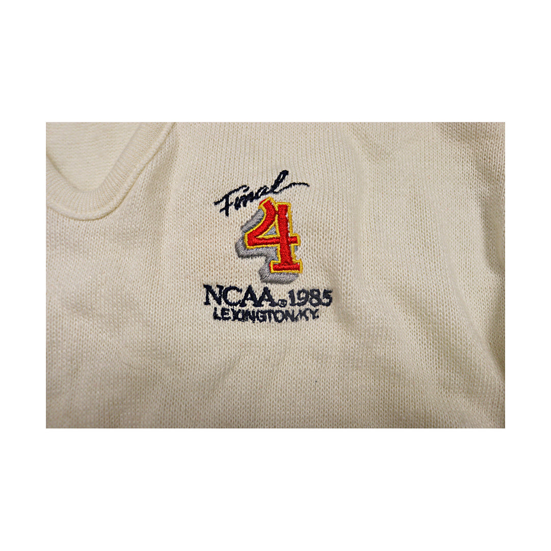 St. John's University NCAA 1985 Final 4 White Sweater No Size