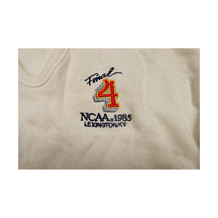 St. John's University NCAA 1985 Final 4 White Sweater No Size