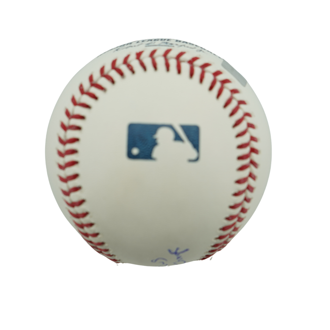 Darryl Strawberry New York Mets Autographed Inscribed 86 WS Champs OMLB Baseball CX Auth