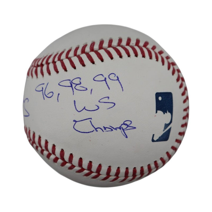 Darryl Strawberry New York Yankees Autographed Inscribed 96, 98, 99 WS Champs MLB Baseball CX Auth