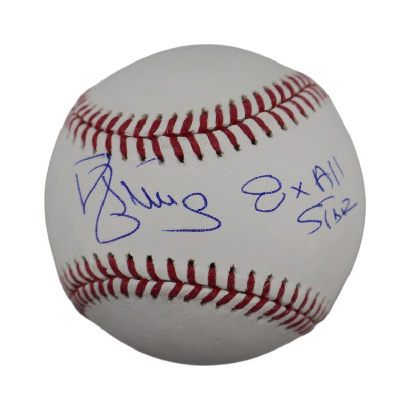 Darryl Strawberry New York Mets Autographed Inscribed 8x All Star MLB Baseball CX Auth