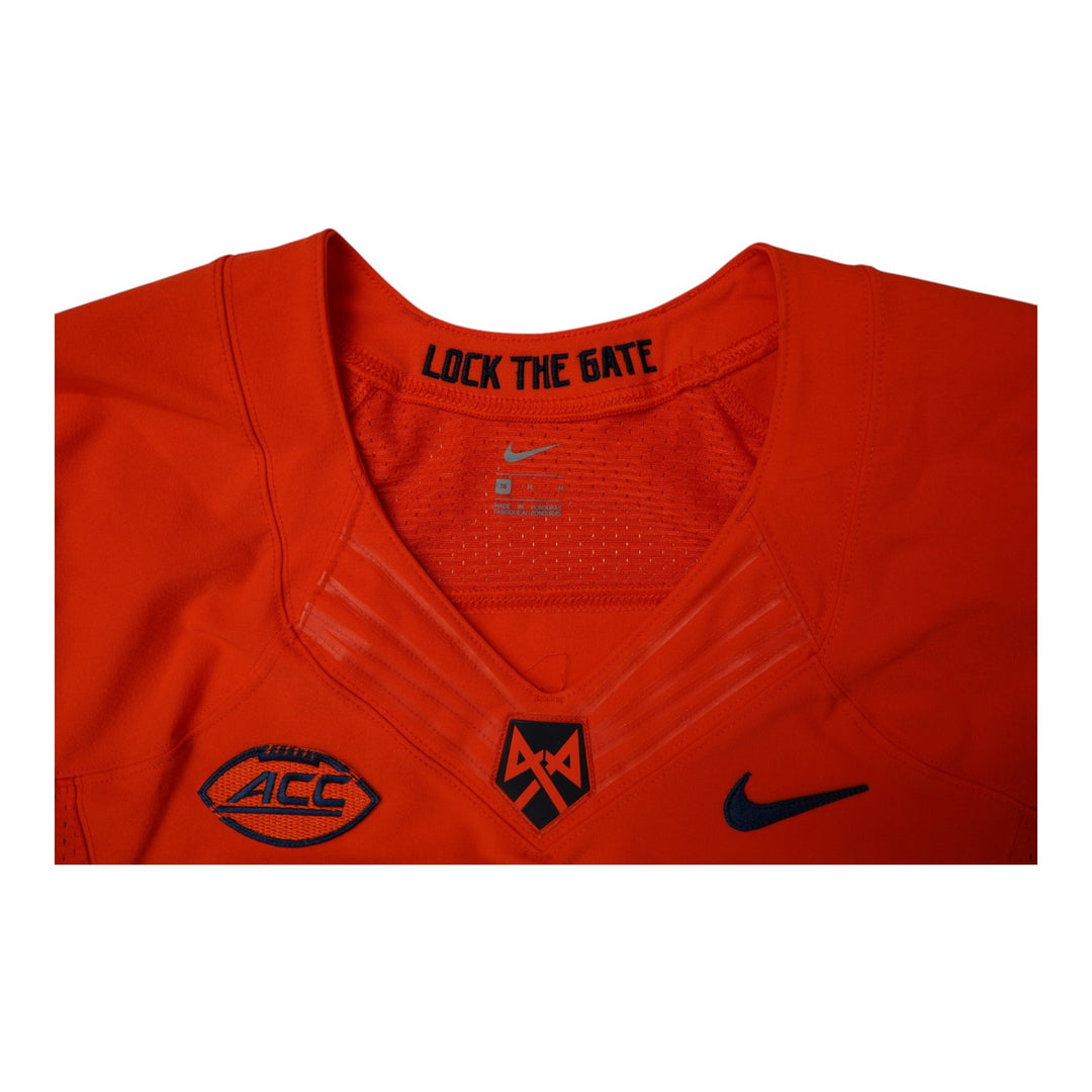 Syracuse University Game Issued #24 Home Orange Football Jersey Syracuse LOA