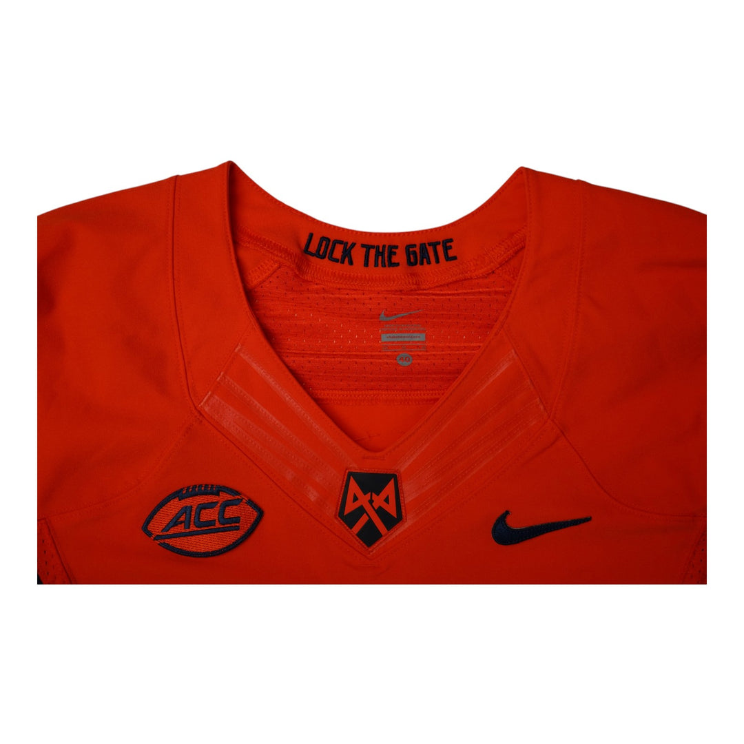 Syracuse University Game Issued #26 Home Orange Football Jersey Syracuse LOA
