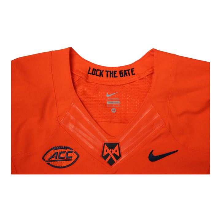 Syracuse University Game Issued #41 Home Orange Football Jersey Syracuse LOA