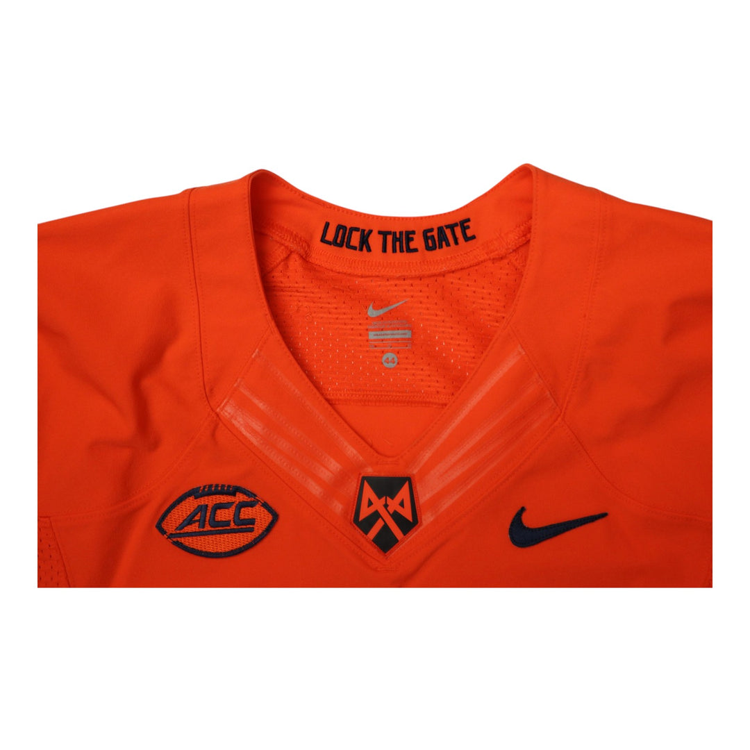 Syracuse University Game Issued #45 Home Orange Football Jersey Syracuse LOA