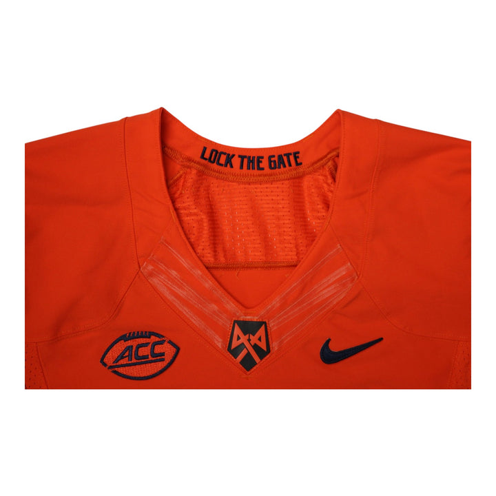 Syracuse University Game Issued #48 Home Orange Football Jersey Syracuse LOA