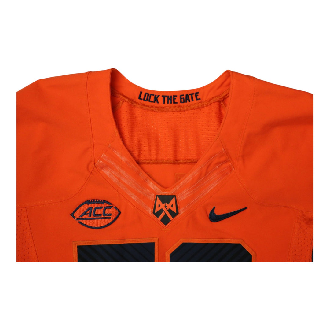 Syracuse University Game Issued #78 Home Orange Football Jersey Syracuse LOA