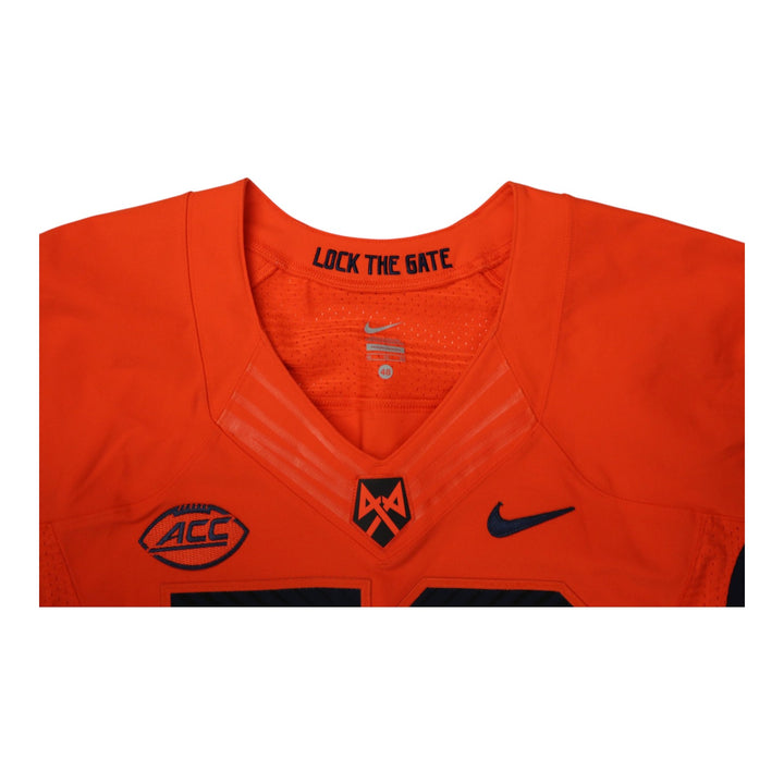 Syracuse University Game Issued #79 Home Orange Football Jersey Syracuse LOA