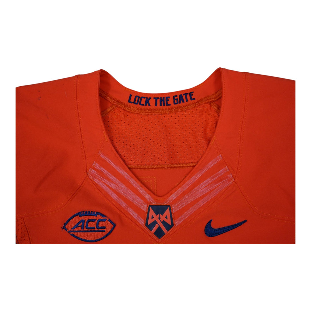 Syracuse University Game Issued #83 Home Orange Football Jersey Syracuse LOA