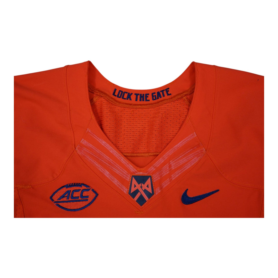 Syracuse University Game Issued #84 Home Orange Football Jersey Syracuse LOA