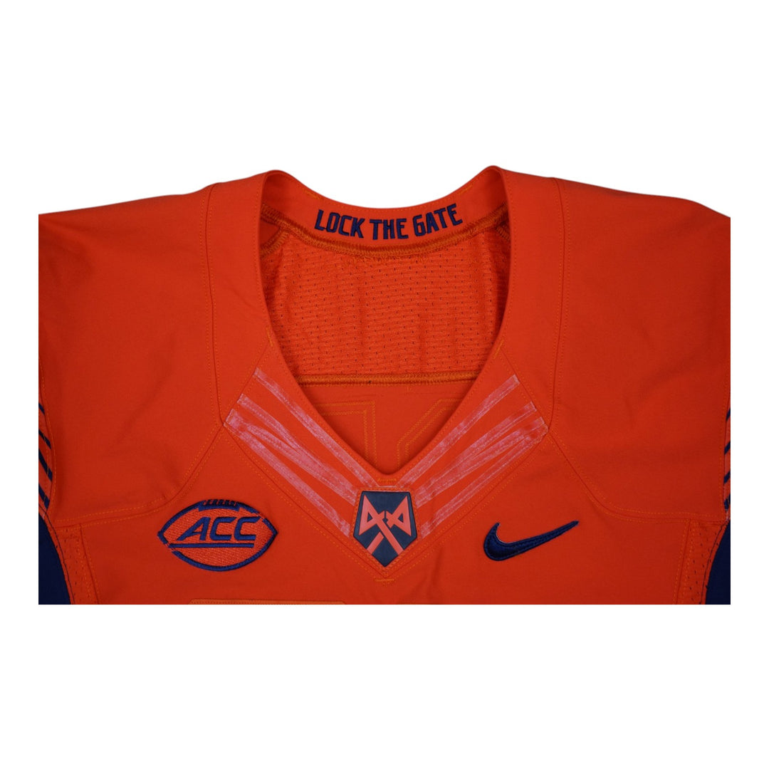 Syracuse University Game Issued #85 Home Orange Football Jersey Syracuse LOA