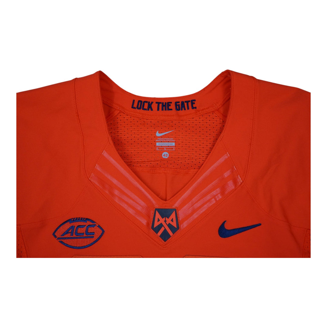 Syracuse University Game Issued #86 Home Orange Football Jersey Syracuse LOA
