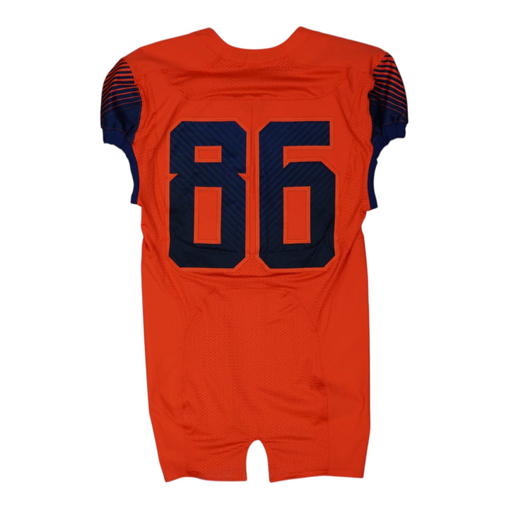 Syracuse University Game Issued #86 Home Orange Football Jersey Syracuse LOA