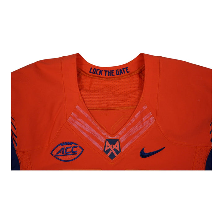 Syracuse University Game Issued #89 Home Orange Football Jersey Syracuse LOA