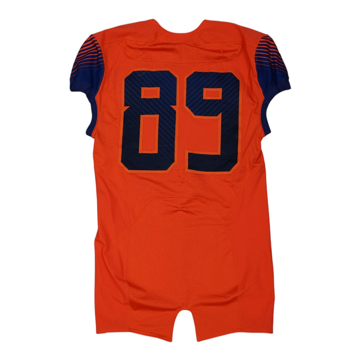 Syracuse University Game Issued #89 Home Orange Football Jersey Syracuse LOA