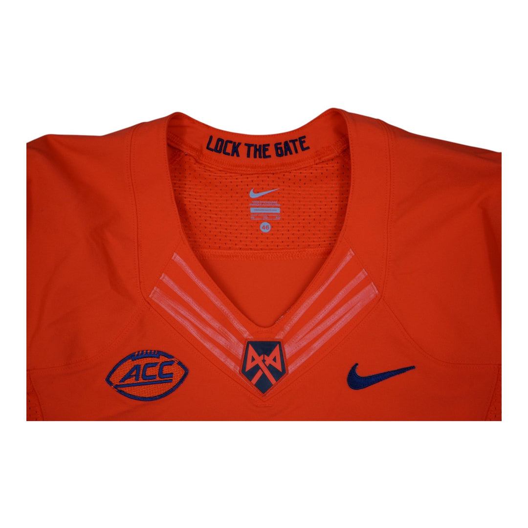Syracuse University Game Issued #94 Home Orange Football Jersey Syracuse LOA